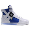 High Top Supra Skytop Blue and White Men Size Sneaker