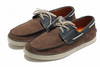 timberland men s classic 2 eye boat shoe brown and blue