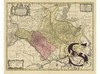 Старинная карта Украины 1705 года