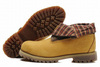 timberland men roll top boots wheat brown