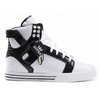 supra skytop black white high top women trainers