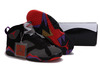 Ladies Suede Michael Jordan 7 in Black & Grey Red - Purple Color