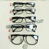 Black Clear Lens Large Frame Glasses Vintage Retro