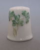 Belleek Shamrock Thimble