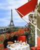 Завтрак на парижской крыше с видом на Эйфилеву башню