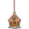 Gingerbread House Ornament Dim2013