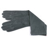 Замшевые перчатки серые или синие благородного цвета