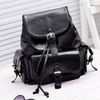 Leather Backpack Black