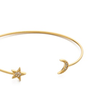 Tai Star & Moon Bangle Bracelet