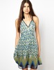 Greylin | Greylin Silk Day Dress in Thalia Border Print at ASOS