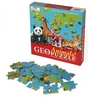 Пазл GEOpuzzle Animals Карта мира с животными Geotoys 68 деталей (англ.)