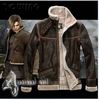 Leon Kennedy Faux Leather Jacket