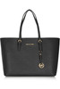 MICHAEL MICHAEL KORS Jet Set Travel textured-leather tote