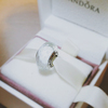 Pandora Silver Clear Faceted Glass Murano