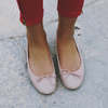 h&m pink ballet flats