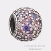 Pandora Sterling Silver Multi Colored Pave Lights Bead