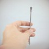 steel & rounded cuticle pusher