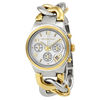 Michael Kors Twist Chain Chronograph White Dial Ladies Watch MK3199