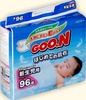 Подгузники "GOO.N (ГУН)" до 5 кг для новорожденных (NB) 90 шт.