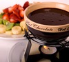 Горячий шоколад с фруктами