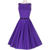 Audrey Hepburn 50s Pin up party purple Dress