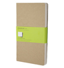 Moleskine Блокнот Set of 3 Plain Cahier Journals Kraft Large