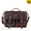 Men's Genuine Leather Messenger Bag Briefcase CW914008