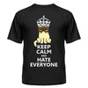 Футболка Keep calm and hate everyone