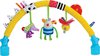 Taf Toys Kooky Arch Stroller Toy with 3 Rattling Toys, Clips Easily to Most Strollers and Bouncers