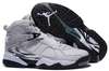 Jordan 8 Embroidery Retro White Galactite Black Nike Mens Shoes