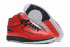 Varsity Red - Black/White Color Nike Sneakers For Male Retro Jordan 2 - "Candy Pack" Sneaker