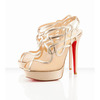 Christian Louboutin Brandaplato 140mm Sandals Leather Champagne