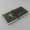 Vintage Dark Green Leather Cover Notebook
