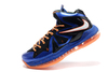 Air LeBron X P.S Elite "SUPERHERO" in Hyper Blue/Pure Platinum and Blackened Blue Nba Kicks Colorways