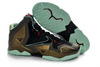 Nike Zoom LeBron 11 "Armory Slate" Black Metallic Pine Green Glow Dark James Shoes