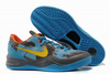 Nike Zoom Kobe VIII(8) Grey/Blue/Yellow Mens