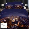 Комплект постельного белья MAGDALENA 2-сп сатин фотопечать 3D Город