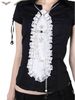 Галстук White lace tie with chains and crosses