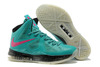 Air Max Lebron 10(X) P.S ID "South Beach" Blue/Laser Pink Black Mens Size Nike Shoes