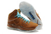 Nike LeBron James 10 X EXT Cork QS Brown Mens Sport Shoes