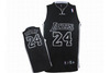 Los Angeles Lakers #24 Kobe Bryant Black NBA Jerseys Mens