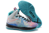 Nike Air Max LeBron X Women Size Shoes With Colorways Pure Platinum Black Sport Turquoise