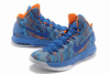 New KD V (5) "Christmas Graphic" Female Size In Royal Blue/White - Orange Color Athletic Sneakers