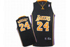 Los Angeles Lakers #24 Kobe Bryant Mens Black Jersey size NBA Baketball