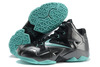 King James Lebron 11 Black-Jade Men Size Athletic Sneakers