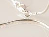 Long silver snake chain