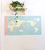 Декоративная карта 'Deco Travel World' - Mint