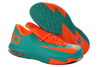 Nike Zoom KD 6 In Womens Shoes (Teal Team/Orange) Kevin Durant Basketball Sneakers