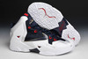 Cheap Nike LeBron James XI Max Sneakers "Miami Beach" - Color: White/Navy Blue/Silver/Red