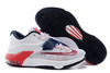 Cheap Kevin Durant 7 Basketball Sneakers "July 4th" - Obsidian/White/University Red